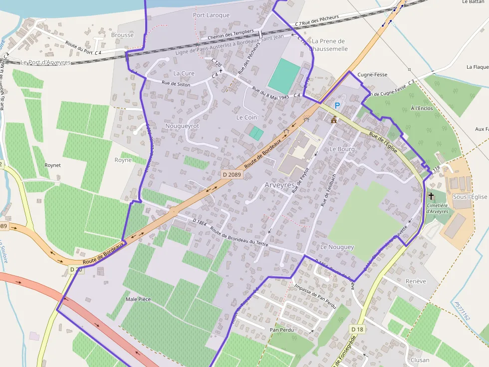 Maison 80 m² quatre pièces à vendre à Arveyres