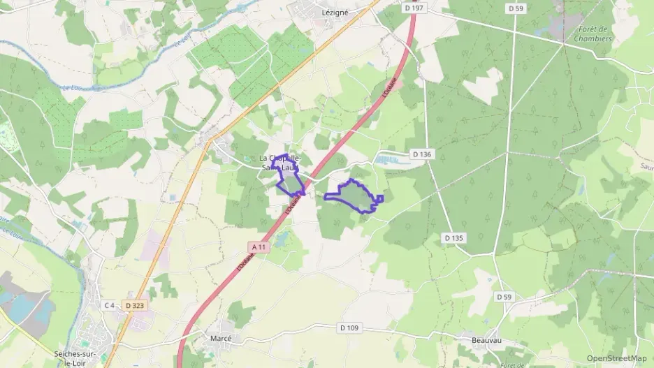 Maison 102 m² quatre pièces à vendre à La Chapelle-Saint-Laud Maison 102 m² quatre pièces à vendre à La Chapelle-Saint-Laud