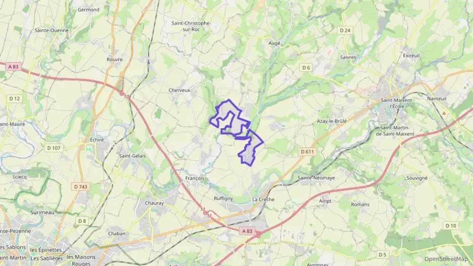 Maison 130 m² trois pièces à vendre à La Crèche