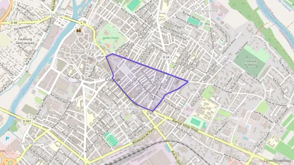 Maison 60 m² trois pièces à vendre à Cognac