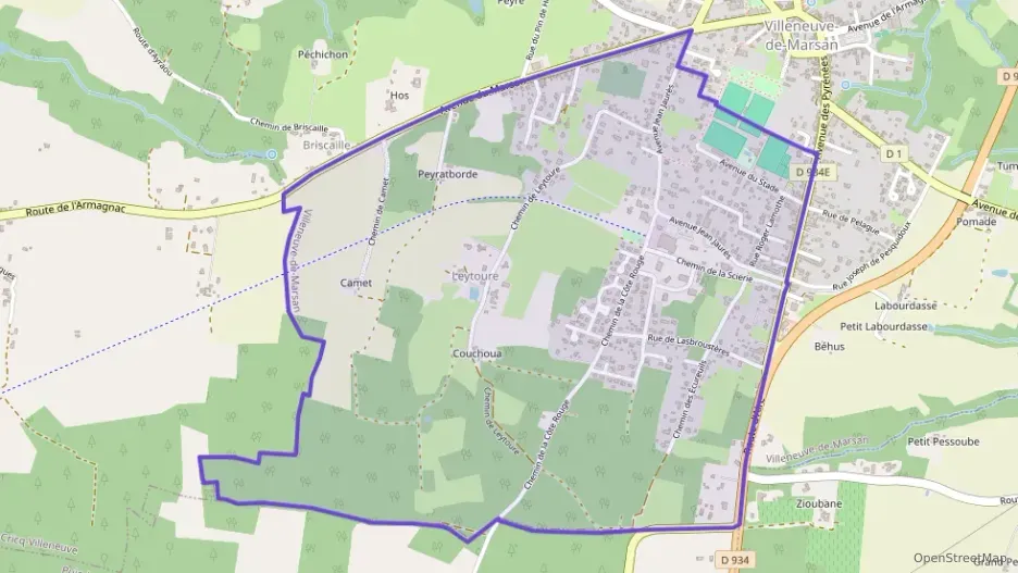Maison 105 m² quatre pièces à vendre à Villeneuve-de-Marsan