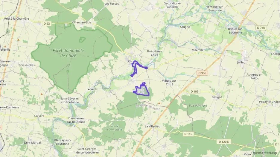 Maison 80 m² trois pièces à vendre à Chizé Maison 80 m² trois pièces à vendre à Chizé