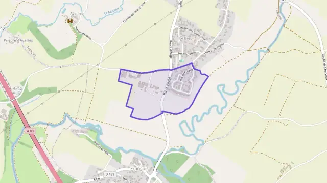 Maison 84 m² quatre pièces à vendre à François