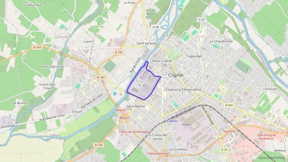 Maison 100 m² trois pièces à vendre à Cognac
