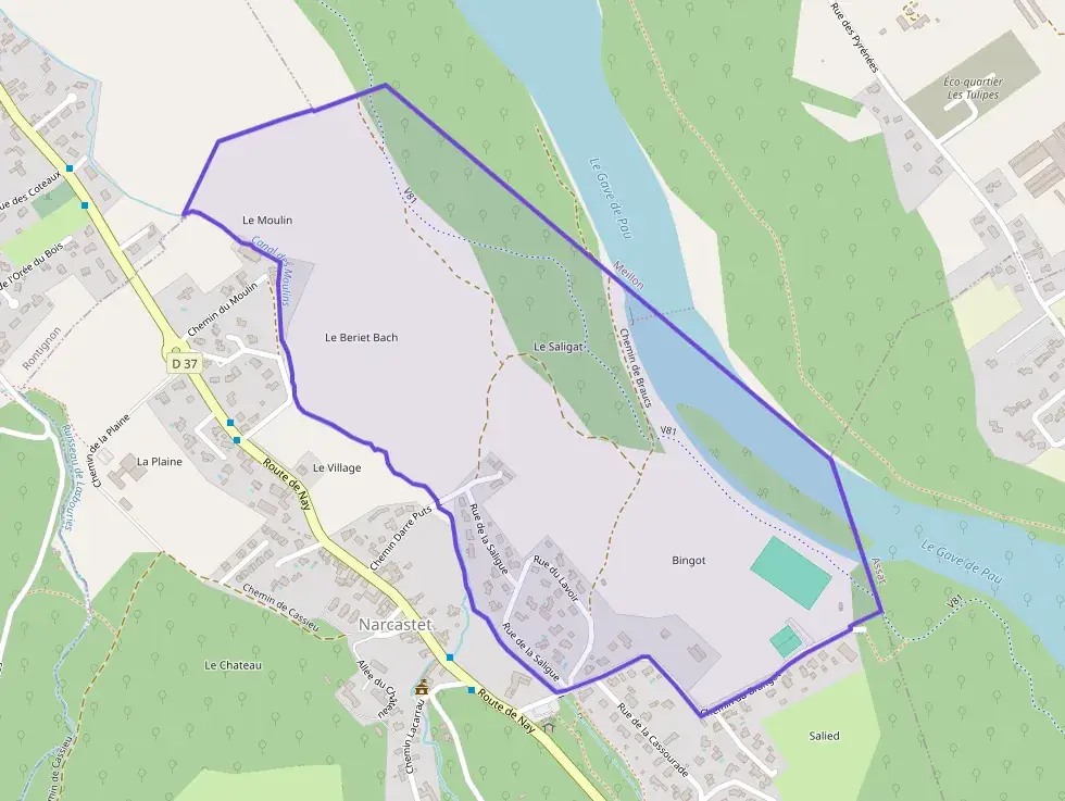 Maison 90 m² quatre pièces à vendre à Narcastet