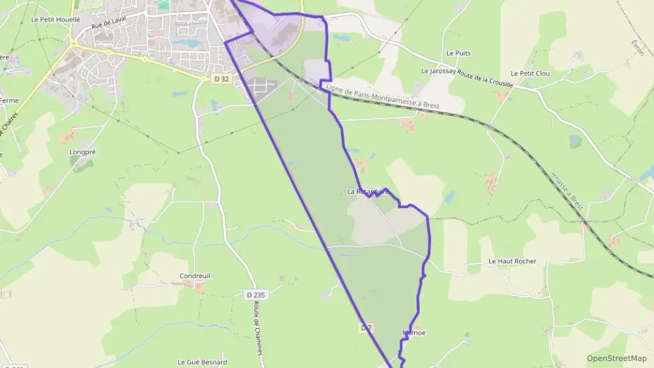 Maison 67 m² quatre pièces à vendre à Évron