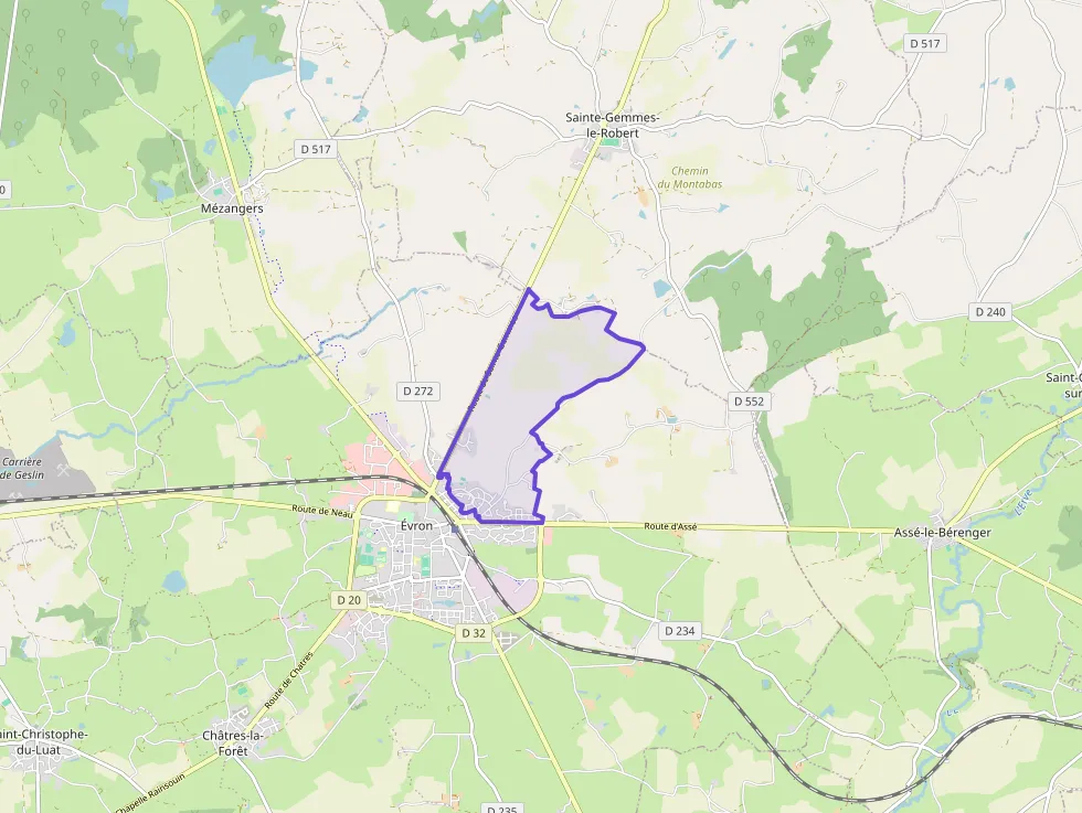 Maison 74 m² quatre pièces à vendre à Évron