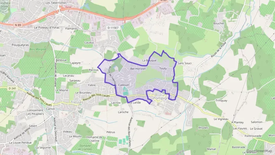 Maison 84 m² cinq pièces à vendre à Pompignac Maison 84 m² cinq pièces à vendre à Pompignac