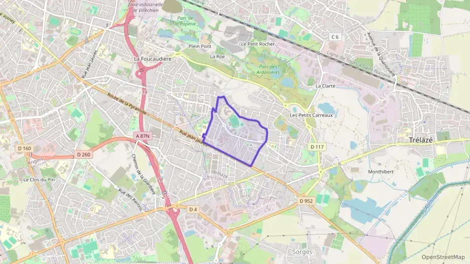 Maison 115 m² quatre pièces à vendre à Trélazé