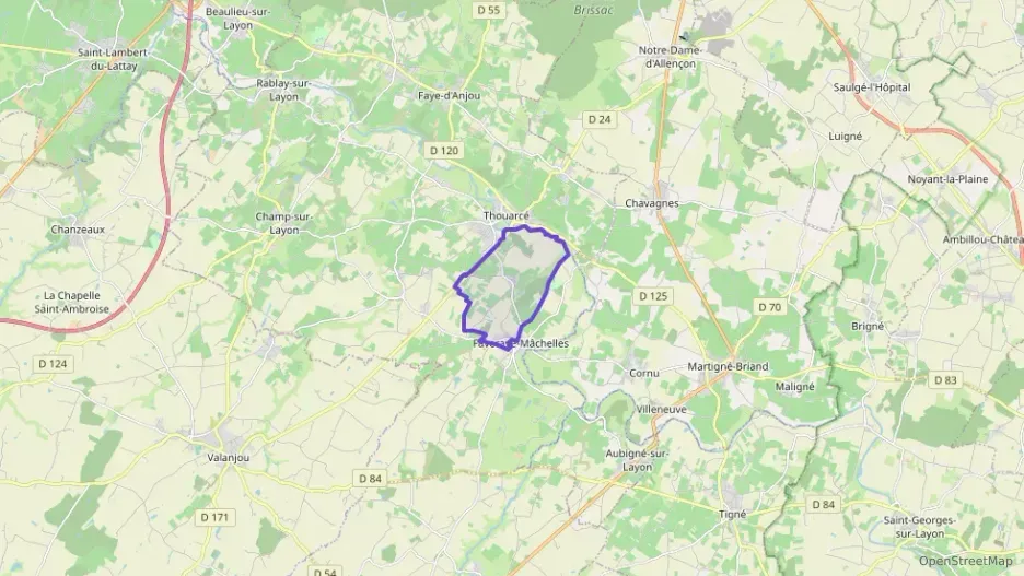 Maison 84 m² cinq pièces à vendre à Bellevigne-en-Layon