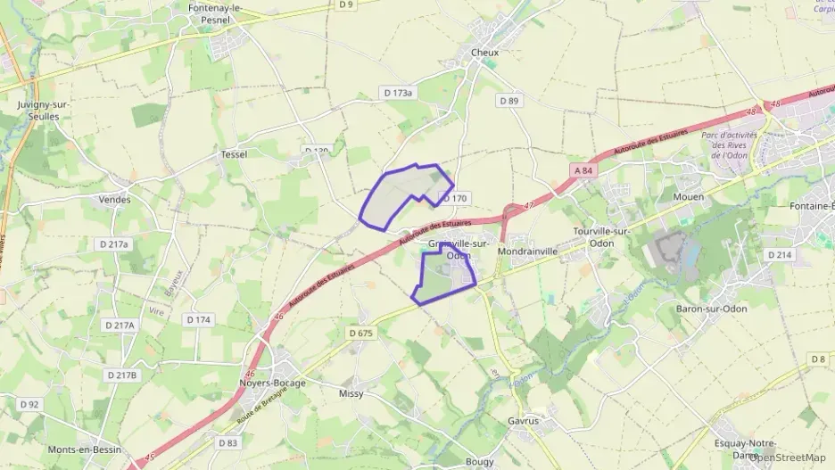 Maison 91 m² cinq pièces à vendre à Grainville-sur-Odon Maison 91 m² cinq pièces à vendre à Grainville-sur-Odon