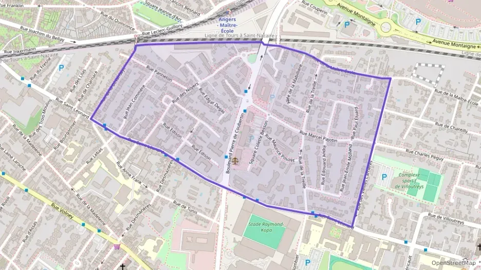 Maison 87 m² quatre pièces à vendre à Angers