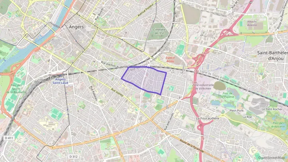 Maison 87 m² quatre pièces à vendre à Angers