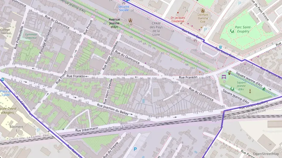 Maison 104 m² sept pièces à vendre à Angers Maison 104 m² sept pièces à vendre à Angers