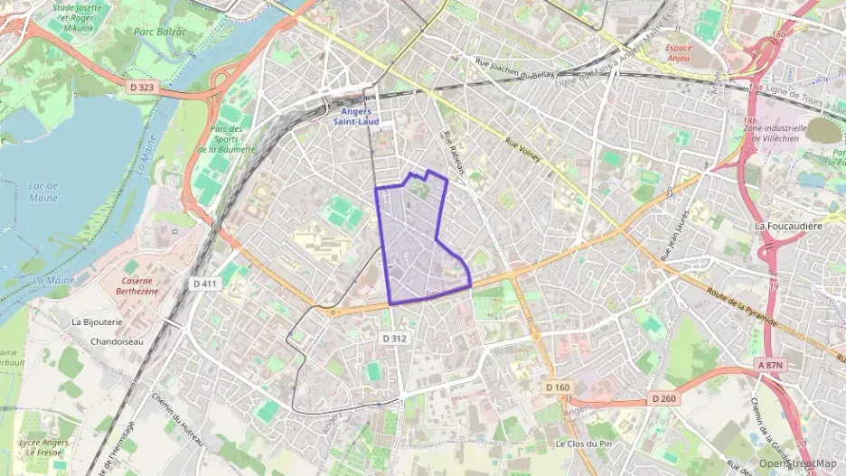 Maison 108 m² cinq pièces à vendre à Angers