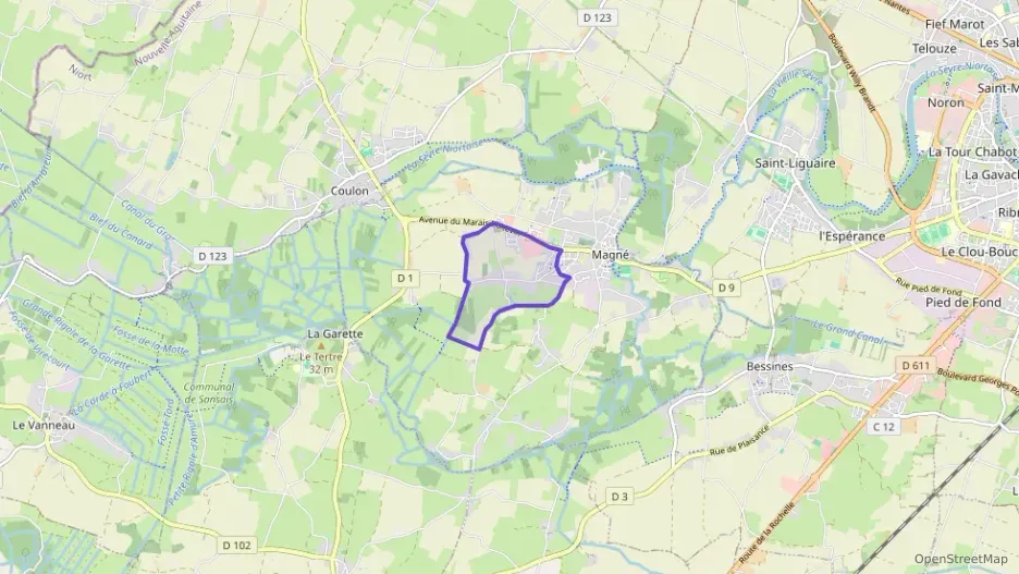 Maison 92 m² cinq pièces à vendre à Magné Maison 92 m² cinq pièces à vendre à Magné