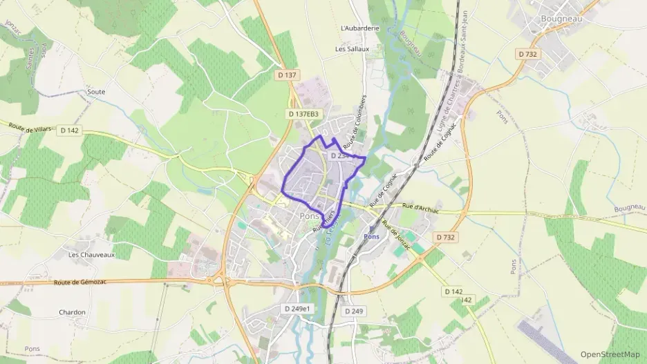 Maison 95 m² trois pièces à vendre à Pons