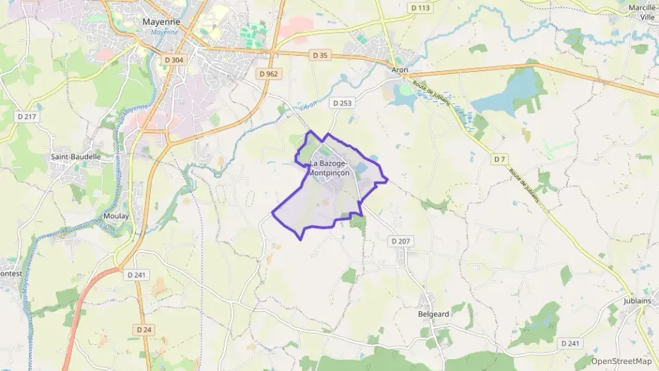 Maison 110 m² cinq pièces à vendre à La Bazoge-Montpinçon