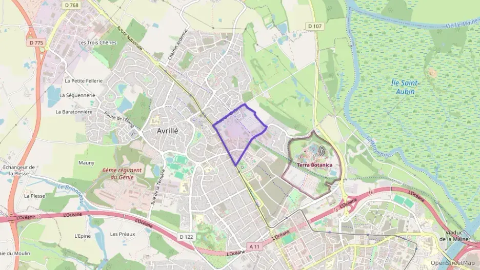 Maison 110 m² quatre pièces à vendre à Avrillé