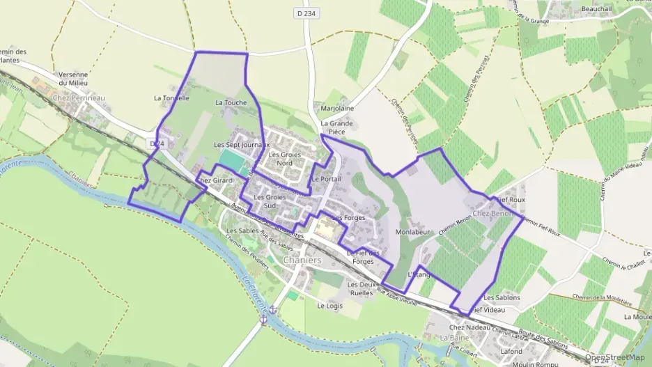 Maison 60 m² quatre pièces à vendre à Chaniers