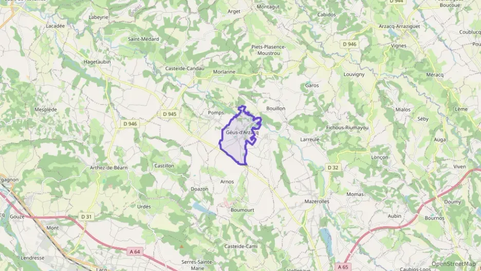 Maison 54 m² trois pièces à vendre à Géus-d`Arzacq Maison 54 m² trois pièces à vendre à Géus-d`Arzacq