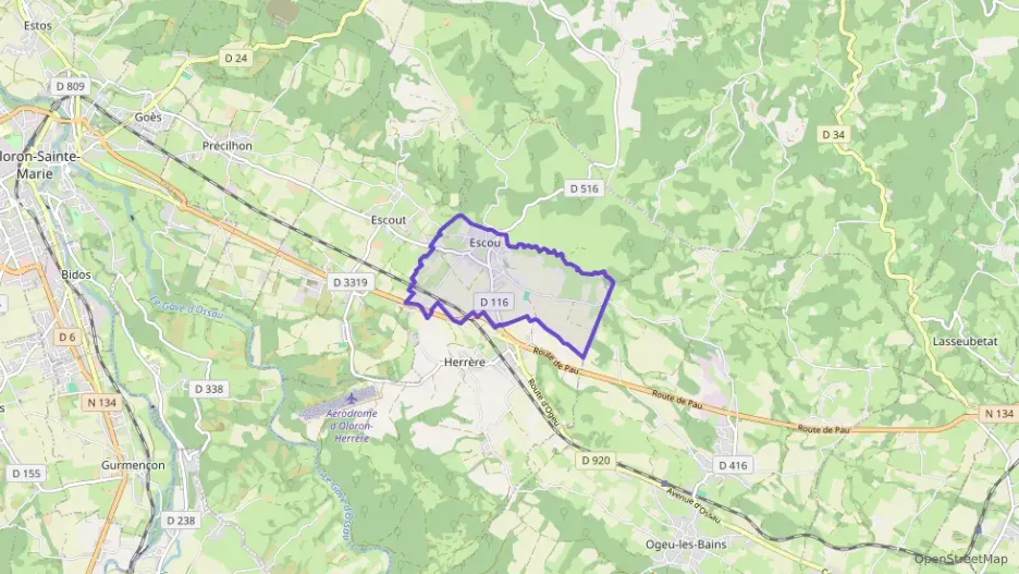 Maison 54 m² deux pieces à vendre à Escou Maison 54 m² deux pieces à vendre à Escou