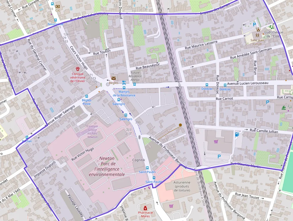 Maison 82 m² trois pièces à vendre à Bègles