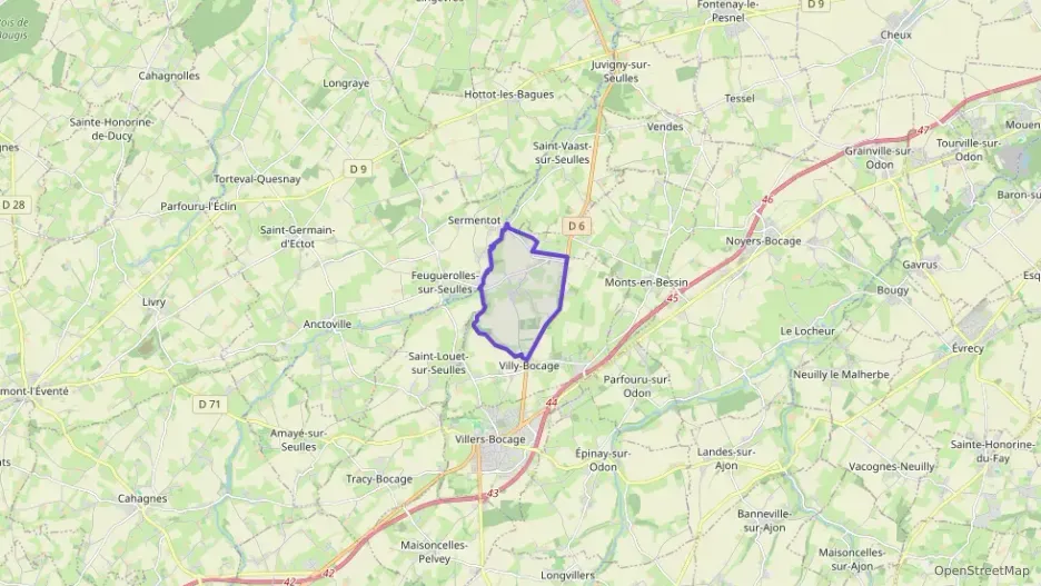 Maison 56 m² quatre pièces à vendre à Villy-Bocage