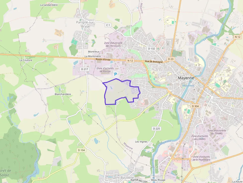 Maison 92 m² quatre pièces à vendre à Mayenne