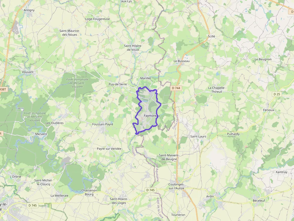 Maison 60 m² trois pièces à vendre à Faymoreau