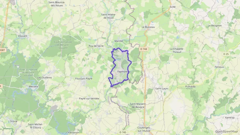 Maison 60 m² trois pièces à vendre à Faymoreau Maison 60 m² trois pièces à vendre à Faymoreau