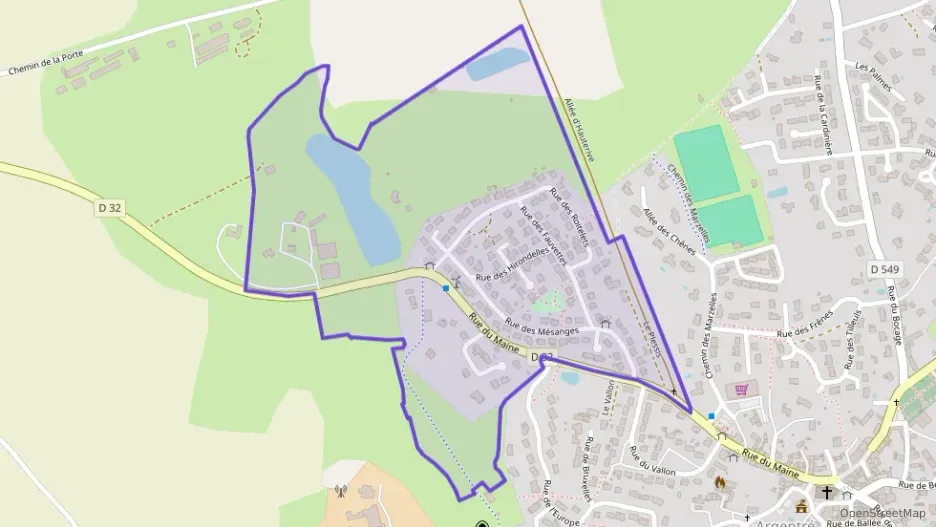 Maison 87 m² quatre pièces à vendre à Argentré