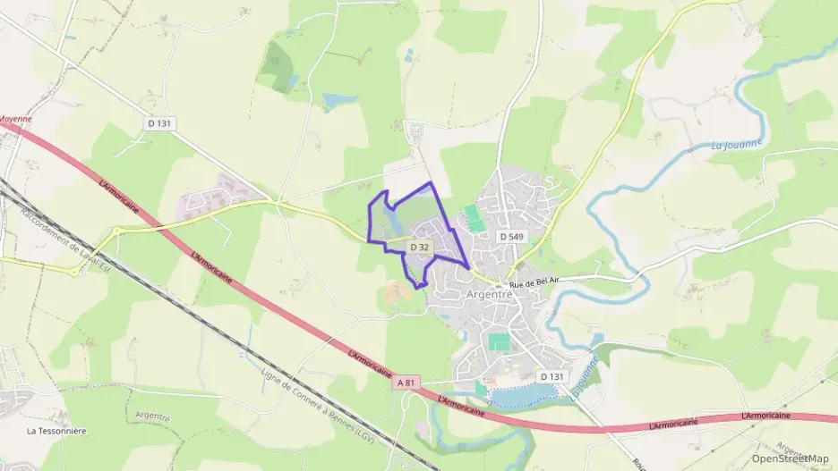 Maison 87 m² quatre pièces à vendre à Argentré