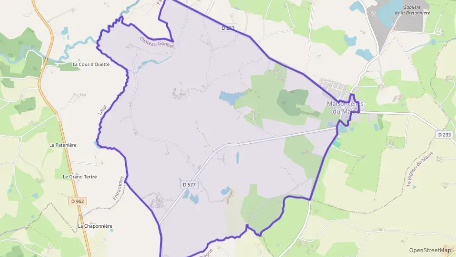 Maison 90 m² trois pièces à vendre à Maisoncelles-du-Maine