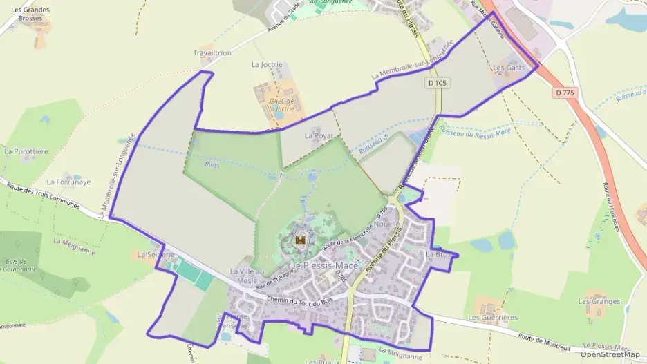 Maison 93 m² quatre pièces à vendre à Longuenée-en-Anjou