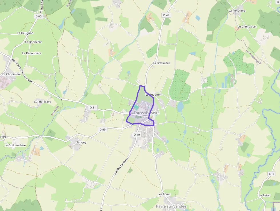 Maison 101 m² quatre pièces à vendre à Foussais-Payré