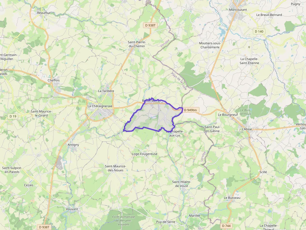 Maison 97 m² trois pièces à vendre à BREUIL-BARRET