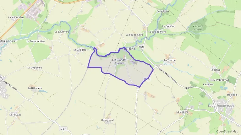 Maison 89 m² quatre pièces à vendre à Antigny