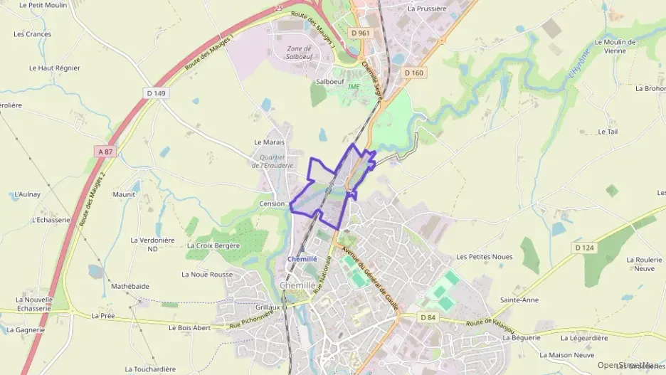 Maison 98 m² cinq pièces à vendre à Chemillé-en-Anjou