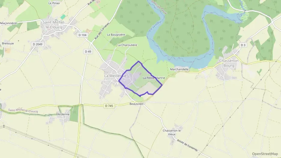 Maison 92 m² quatre pièces à vendre à Saint-Michel-le-Cloucq