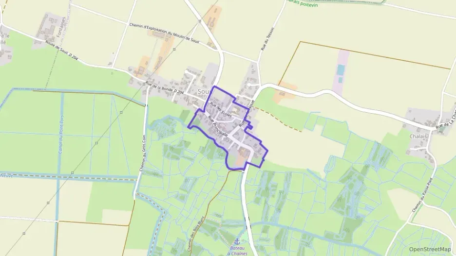Maison 70 m² quatre pièces à vendre à Saint-Pierre-le-Vieux