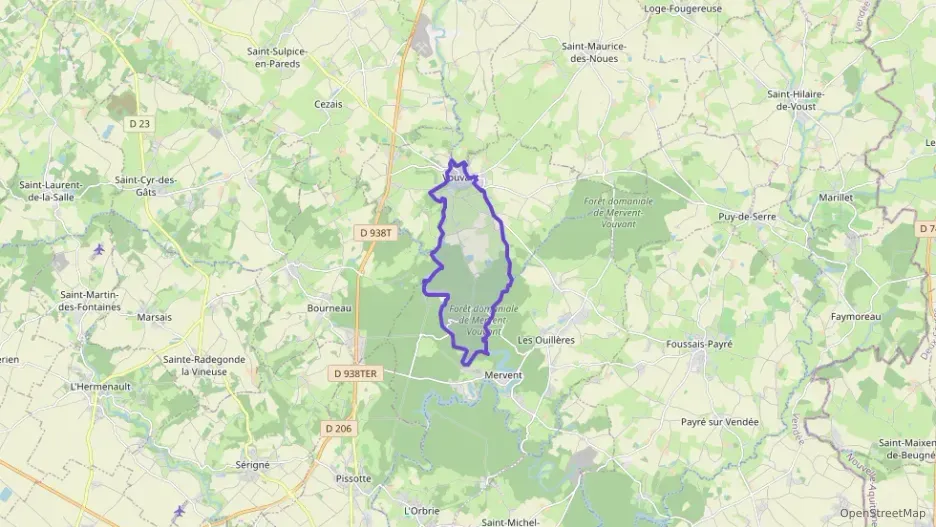 Maison 84 m² cinq pièces à vendre à Vouvant Maison 84 m² cinq pièces à vendre à Vouvant