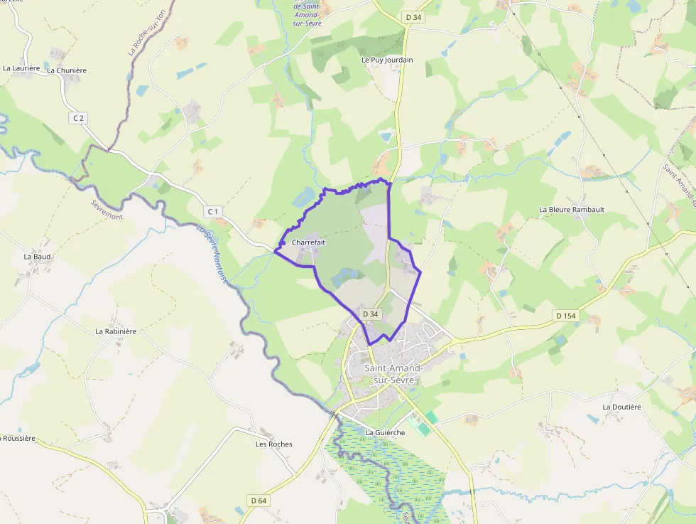 Maison 67 m² trois pièces à vendre à Saint-Amand-sur-Sèvre