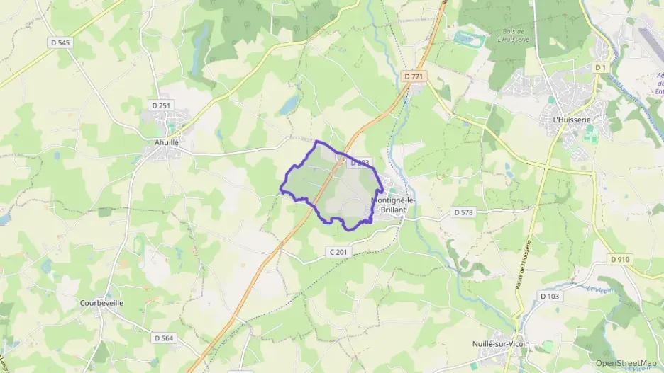 Maison 100 m² quatre pièces à vendre à Montigné-le-Brillant