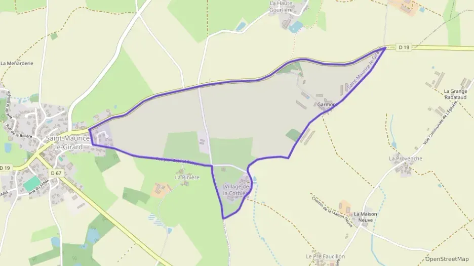 Maison 214 m² cinq pièces à vendre à Saint-Maurice-le-Girard