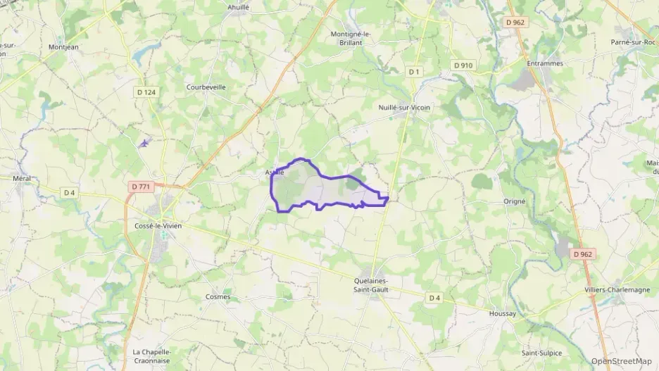 Maison 51 m² trois pièces à vendre à Astillé