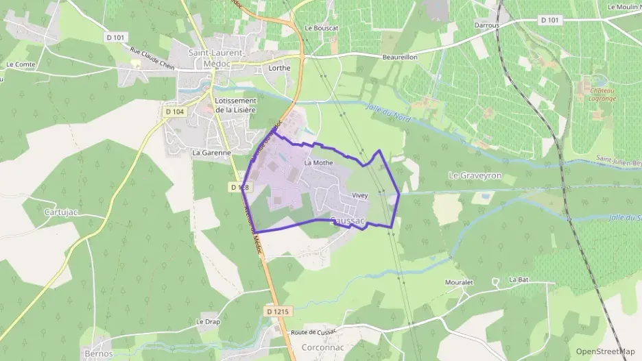 Maison 90 m² quatre pièces à vendre à Saint-Laurent-Médoc