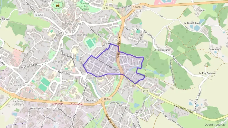 Maison 102 m² quatre pièces à vendre à Pouzauges