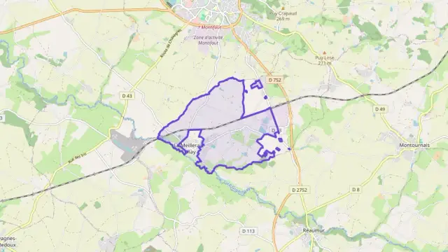 Maison 106 m² quatre pièces à vendre à La Meilleraie-Tillay