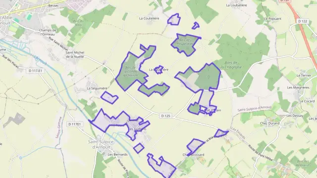 Maison 120 m² trois pièces à vendre à Saint-Sulpice-d`Arnoult